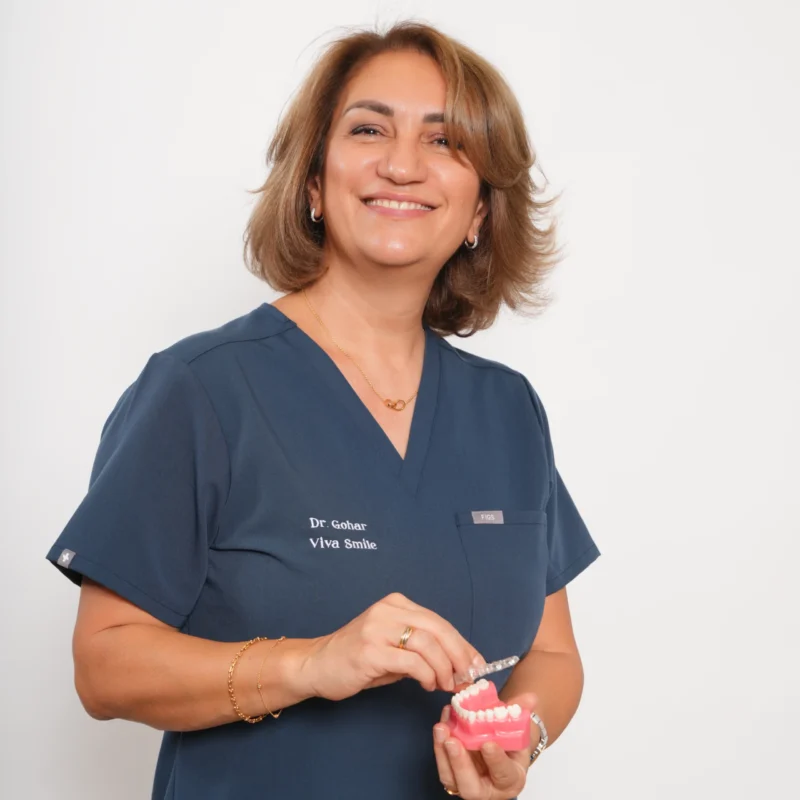 Dr. Gohar With Invisalign Tray